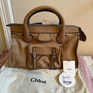 NTW never used tan authentic Chloe bag